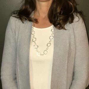 Gap women’s Large gray cardigan.